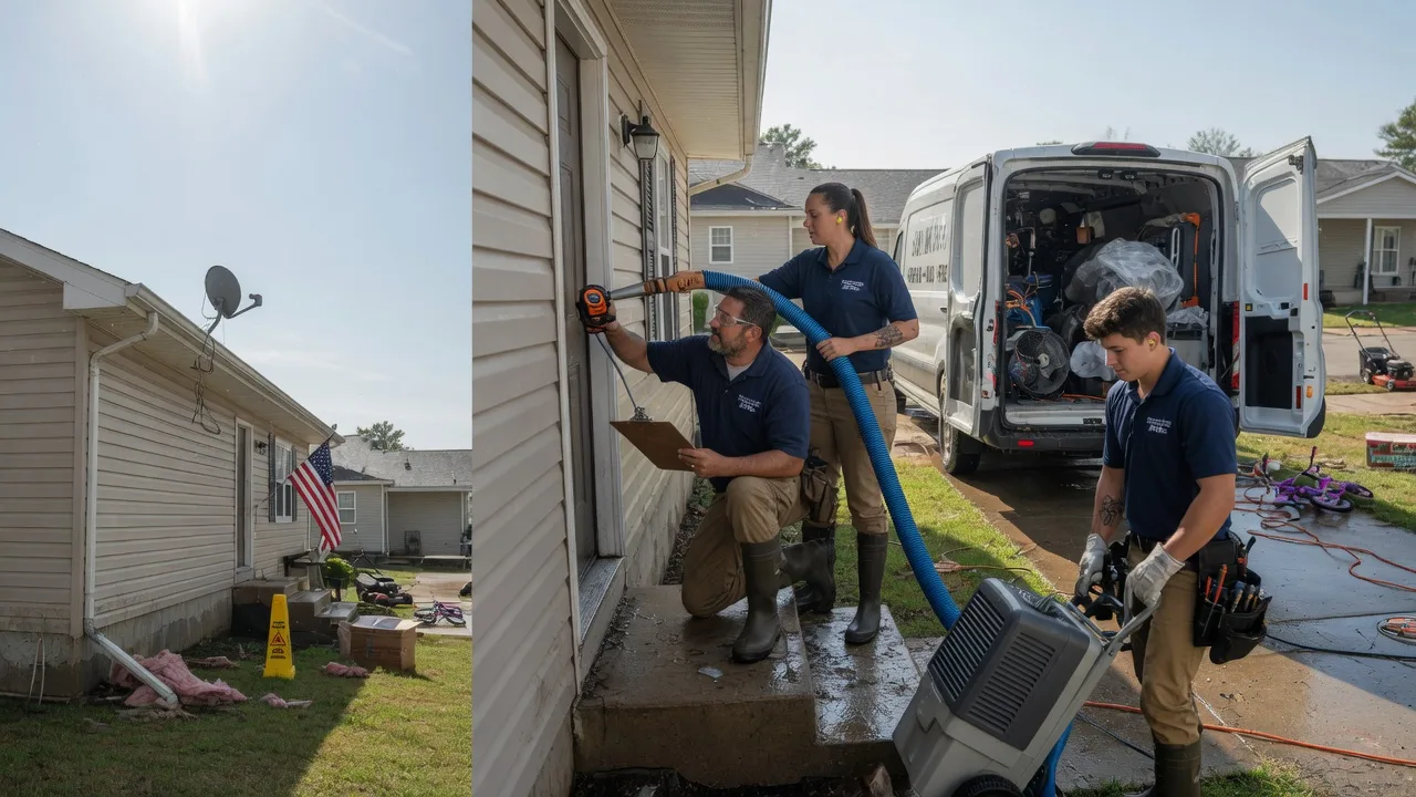 Ceiling Water Damage Restoration in Beulah, ND near me